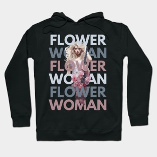 flower woman Hoodie